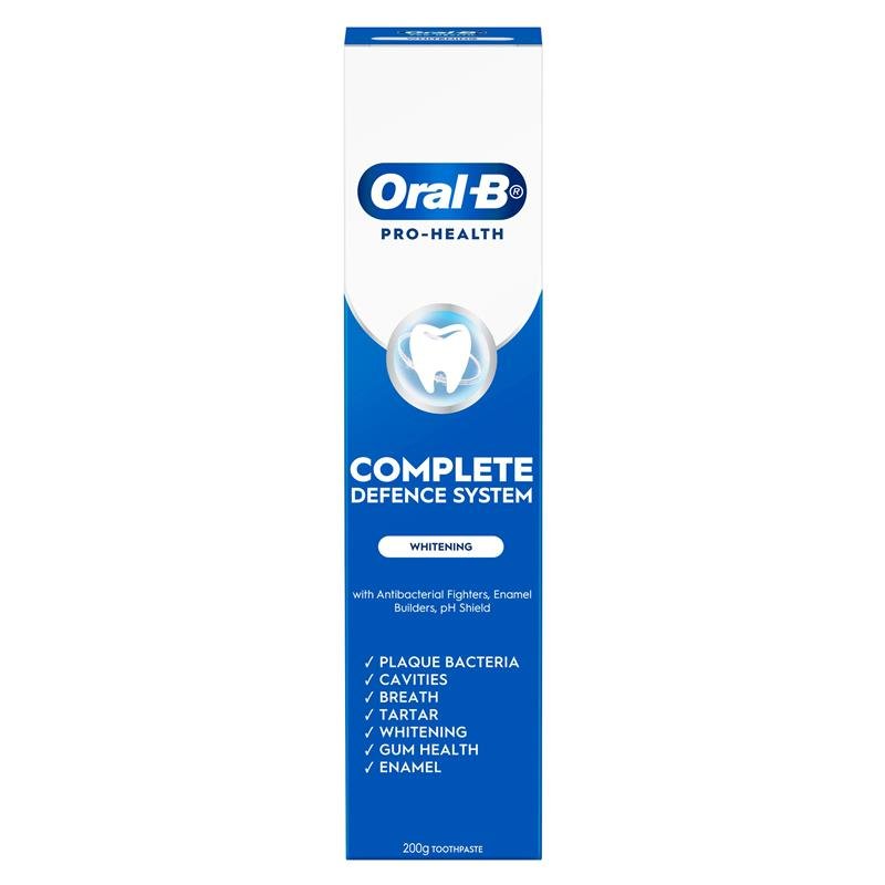 欧乐B Oral B 专业全效防护美白牙膏 200g
