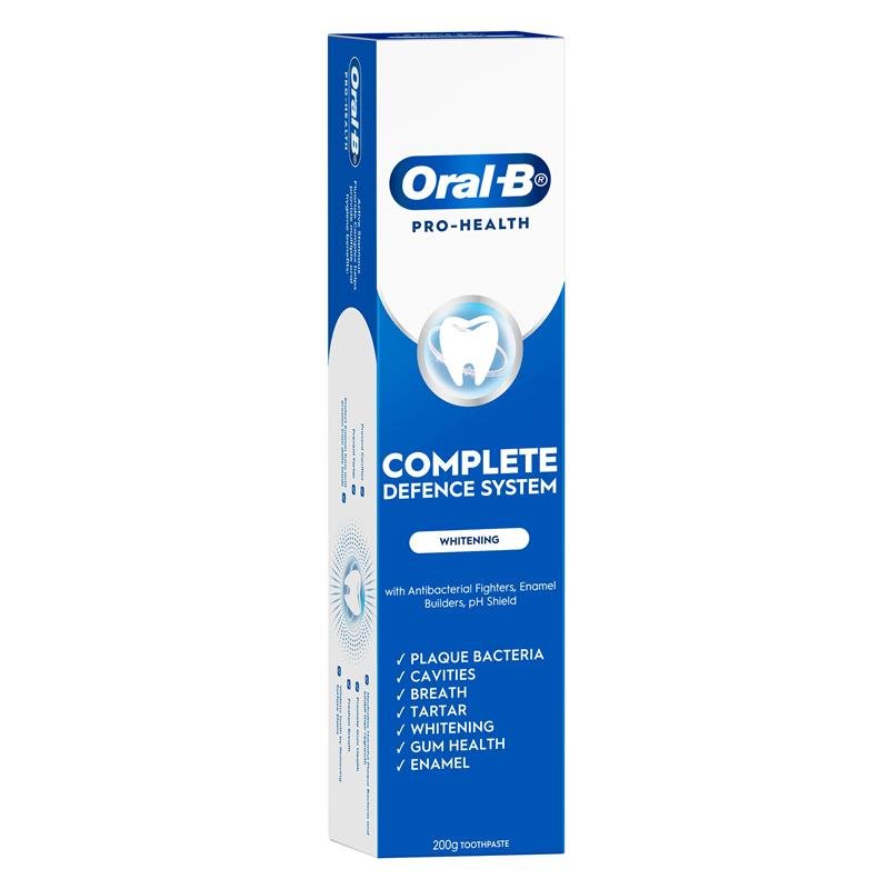 欧乐B Oral B 专业全效防护美白牙膏 200g