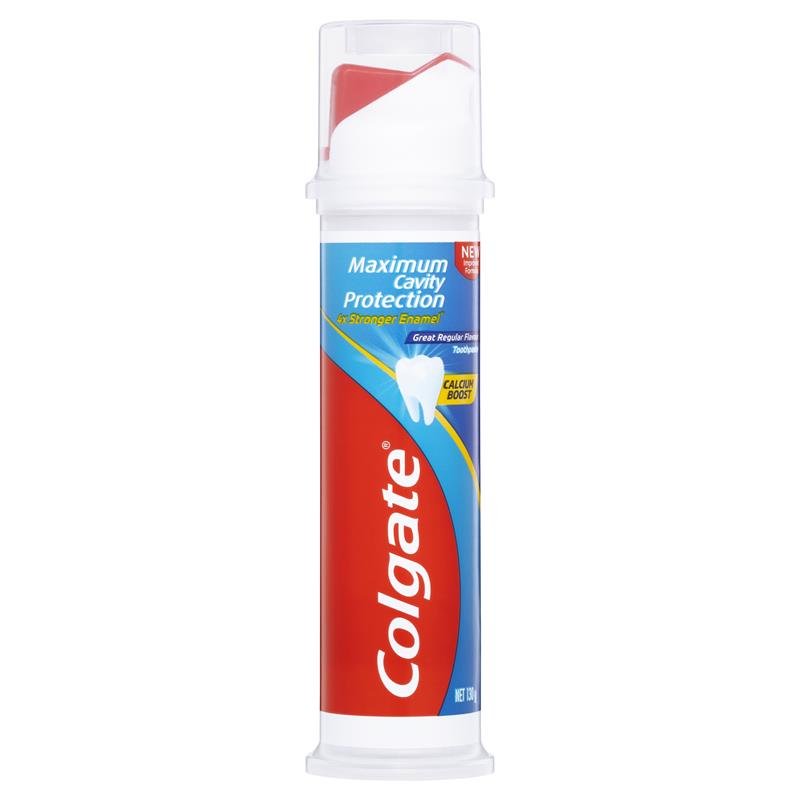 高露洁 Colgate 原味防蛀牙膏(泵装)130g