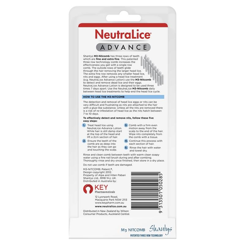 Neutralice 除虱梳 M3