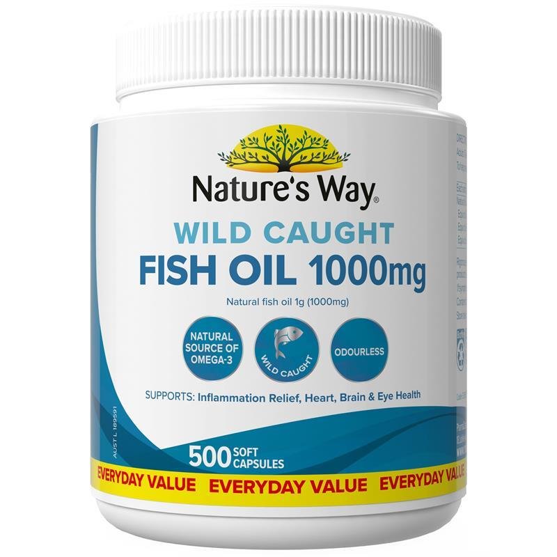 Nature's Way 野生深海鱼油 1000mg 500粒