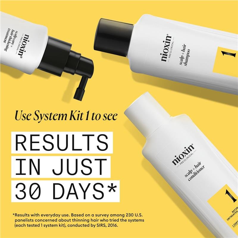 Nioxin 丰盈防脱头皮护理系统1号体验套装