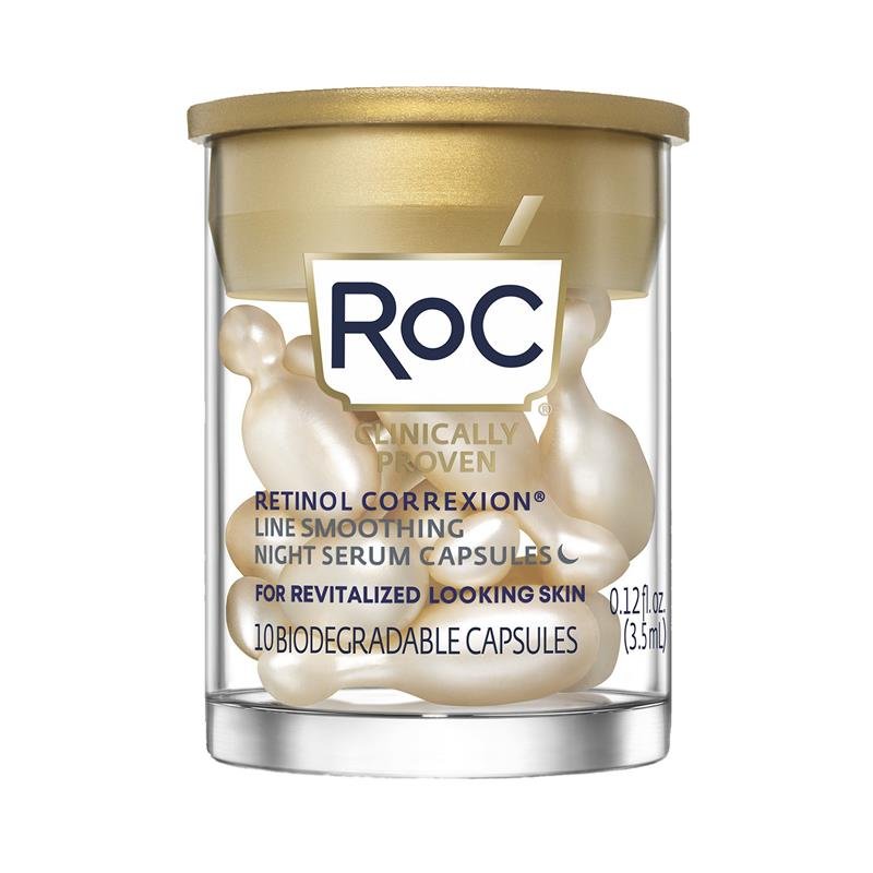 RoC 视黄醇抗皱平滑夜间精华胶囊 10粒