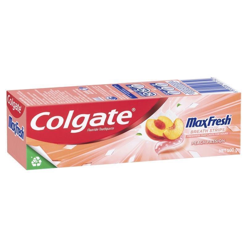 高露洁 Colgate Max Fresh 蜜桃清新牙膏 100g