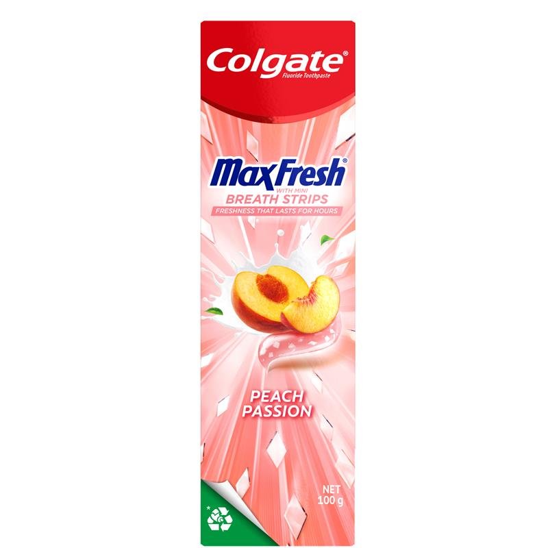 高露洁 Colgate Max Fresh 蜜桃清新牙膏 100g