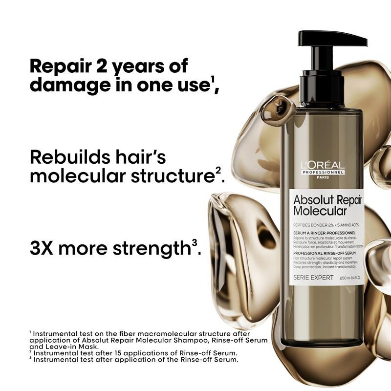 L'Oreal 欧莱雅 沙龙专属分子级修护护理液 250ml