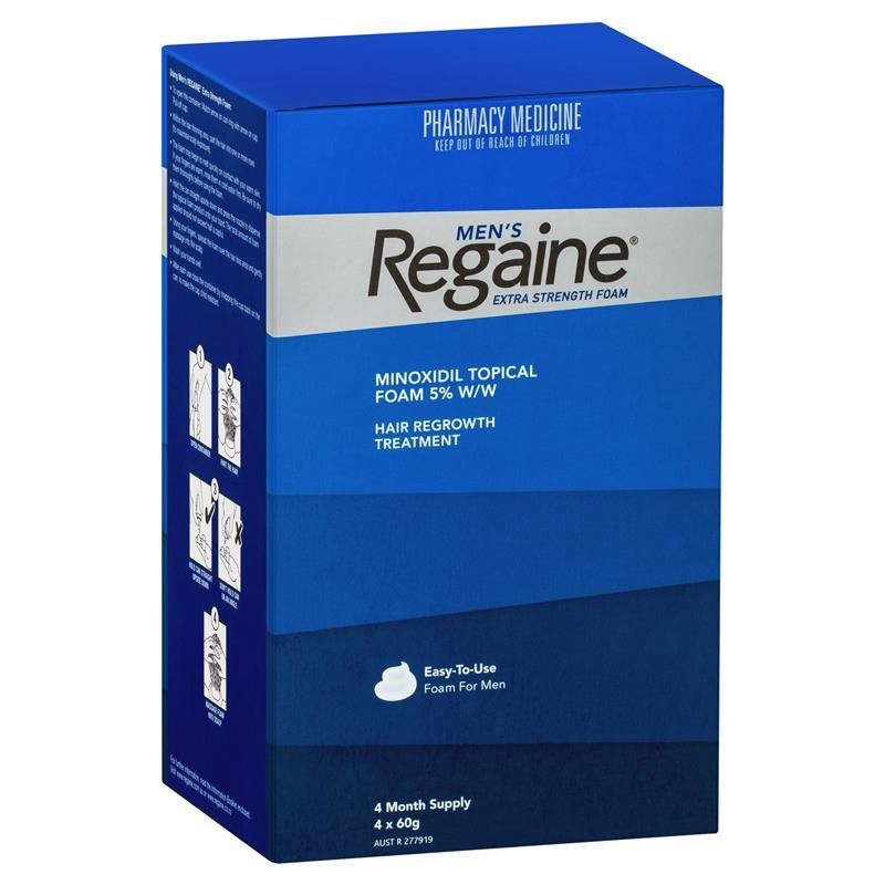 Regaine 男士 5%米诺地尔泡沫生发剂 4×60g