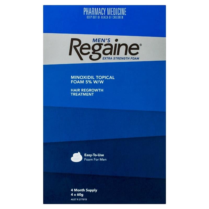 Regaine 男士 5%米诺地尔泡沫生发剂 4×60g