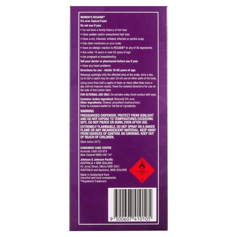 Regaine 女士 5%米诺地尔泡沫防脱生发剂 60g