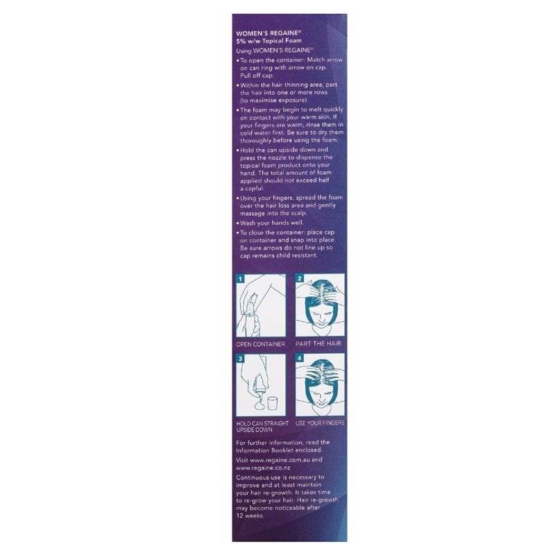 Regaine 女士 5%米诺地尔泡沫防脱生发剂 2×60g