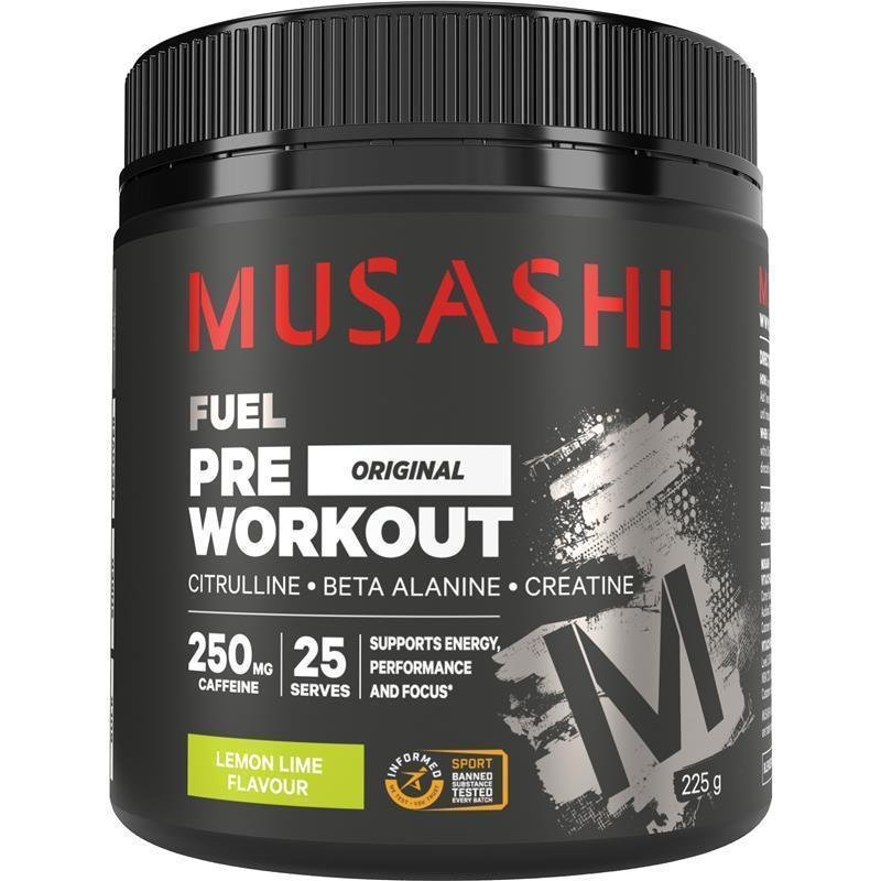 Musashi 运动前能量粉 柠檬青柠口味 225g
