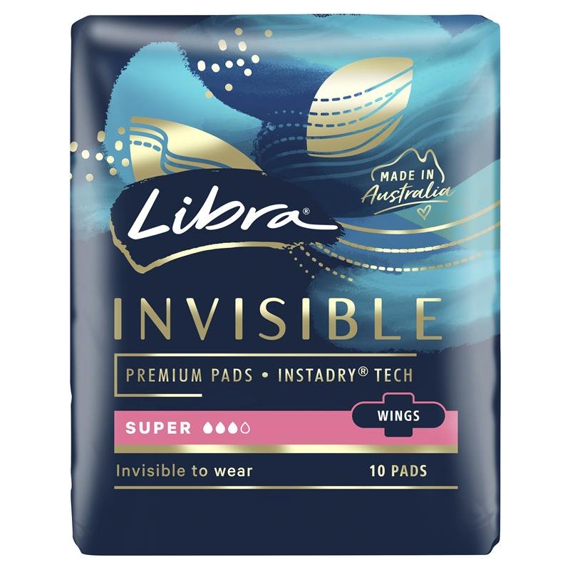 Libra 隐形贴合护翼卫生巾 加大 10片
