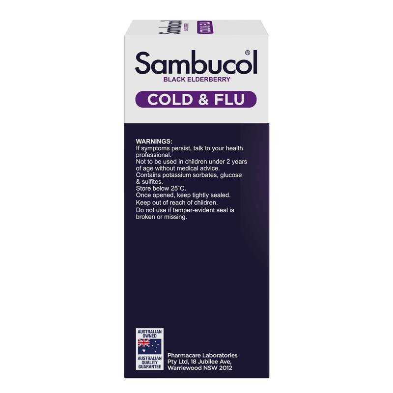 Sambucol 感冒流感+止咳糖浆 250ml