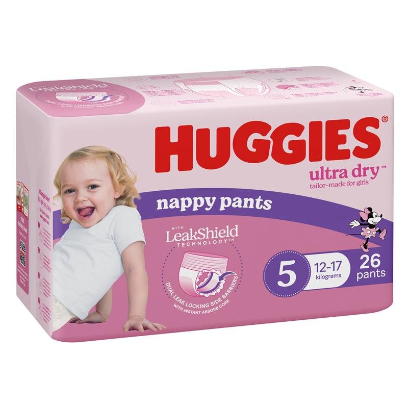 Huggies 好奇 超干爽拉拉裤 女宝 5号 (12-17kg) 26片