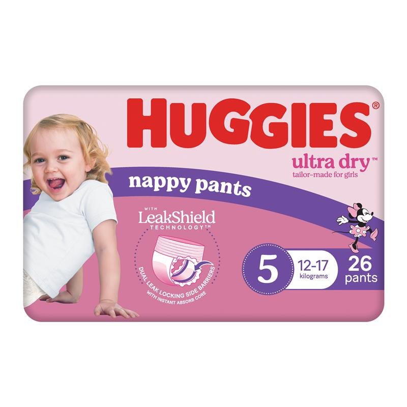 Huggies 好奇 超干爽拉拉裤 女宝 5号 (12-17kg) 26片