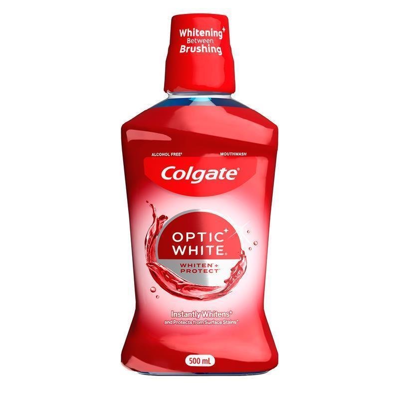 Colgate 高露洁 Optic White 净白亮齿漱口水 无酒精 500ml