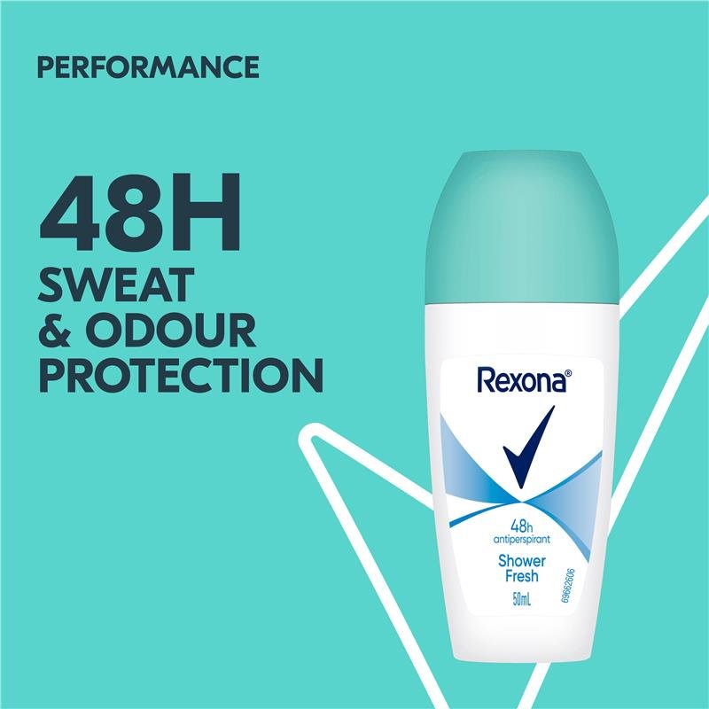 Rexona 舒耐 女士走珠止汗露 沐浴清新 50ml