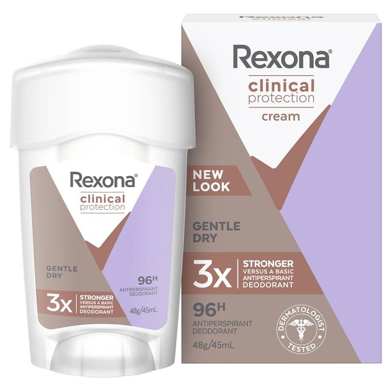 Rexona 舒耐 女士临床级止汗膏 温和干爽 45ml