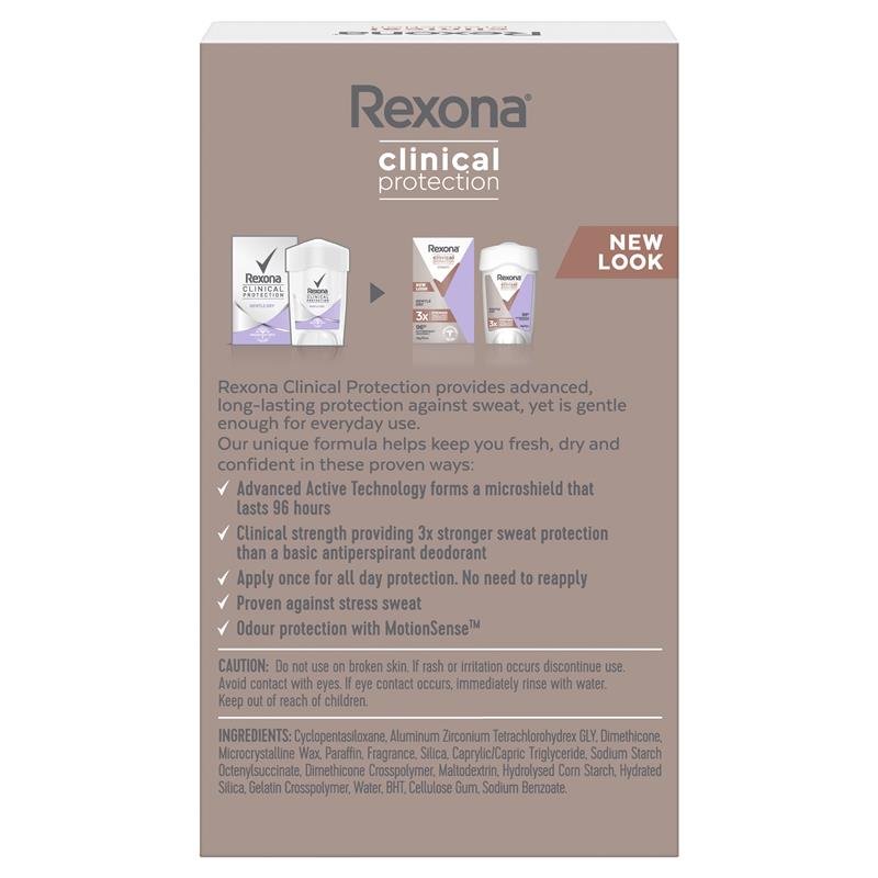 Rexona 舒耐 女士临床级止汗膏 温和干爽 45ml