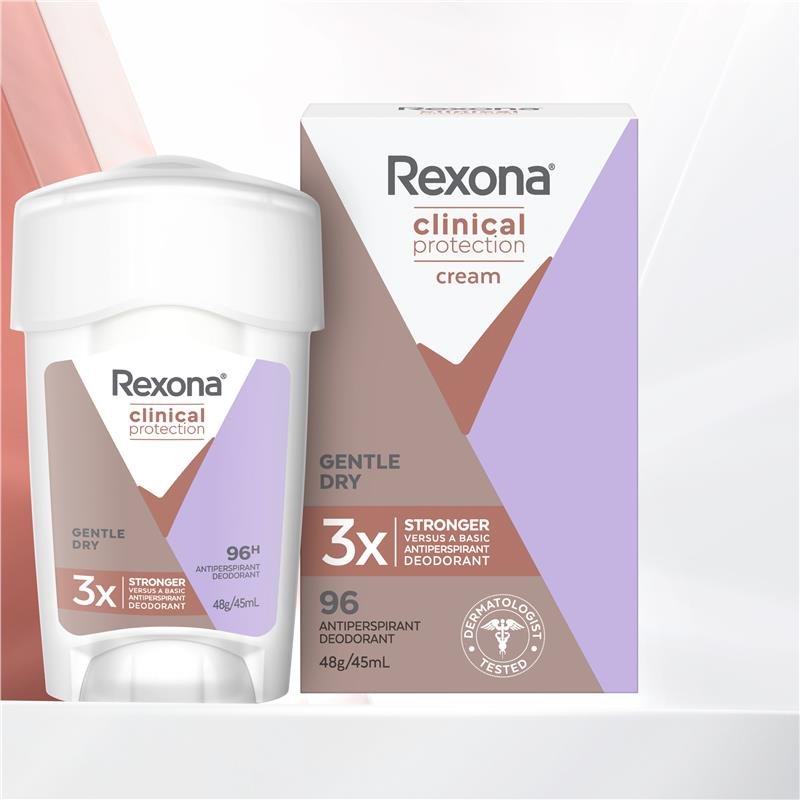 Rexona 舒耐 女士临床级止汗膏 温和干爽 45ml
