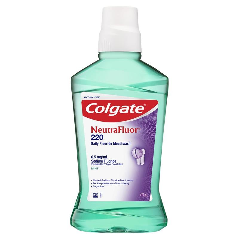 Colgate 高露洁 NeutraFluor 220 每日含氟漱口水 薄荷 473ml