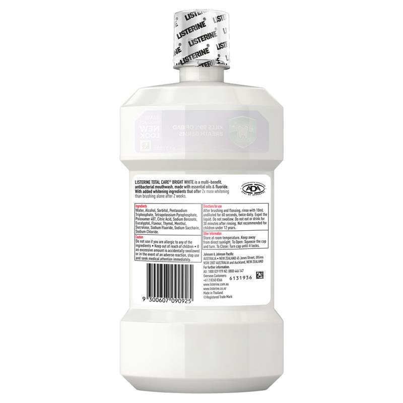 Listerine 李施德林 亮白漱口水 500ml