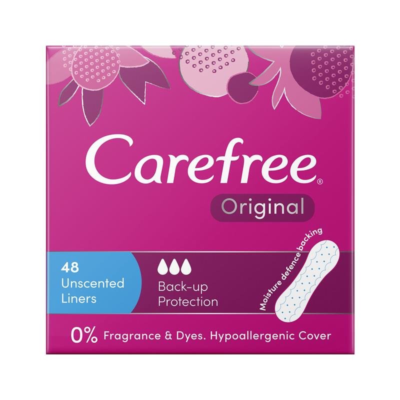 Carefree 娇爽 原味无香卫生护垫 48片