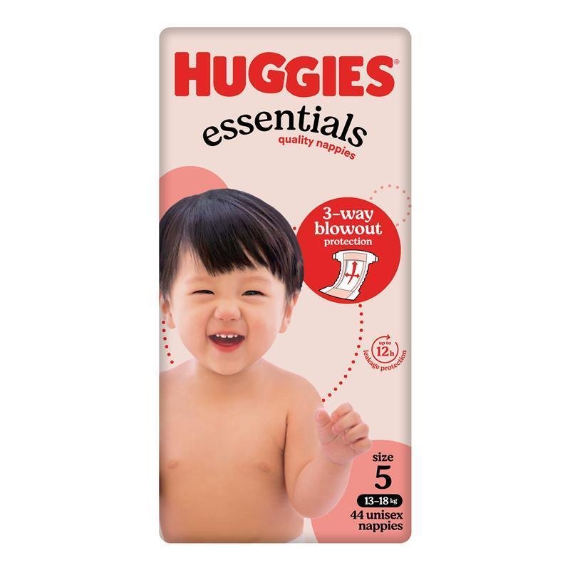 Huggies 好奇 基础系列纸尿裤 5号 (13-18kg) 44片