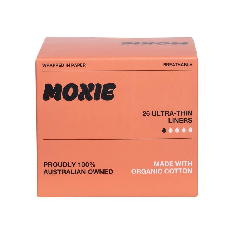 Moxie Organics 有机超薄卫生护垫 26片