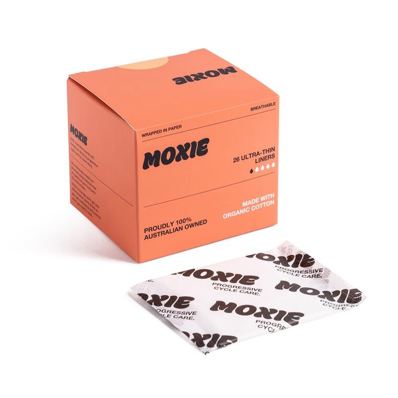 Moxie Organics 有机超薄卫生护垫 26片