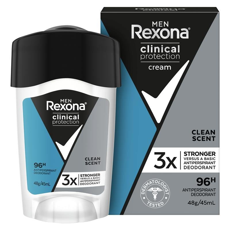Rexona 舒耐 男士专业级止汗膏 清新香型 45ml