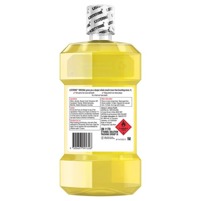 Listerine 李施德林 经典原味漱口水 750ml