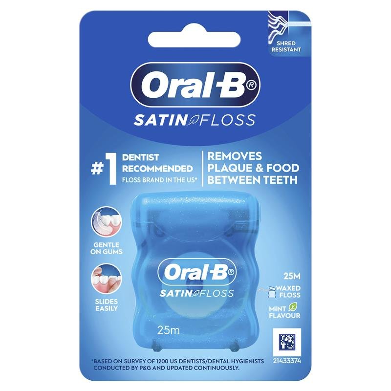 Oral B 欧乐B 缎带牙线 薄荷味 25m