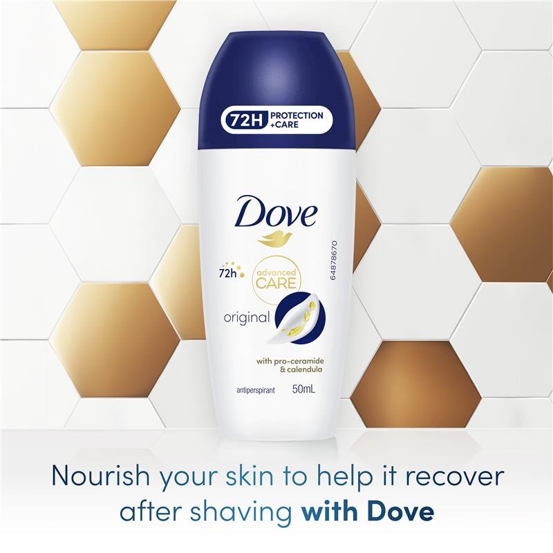 Dove 多芬 女士高效护理72小时走珠止汗露 清新原味 50ml