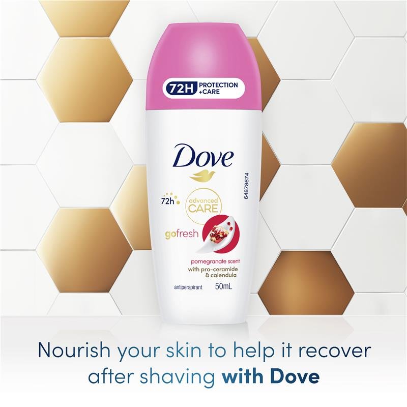 Dove 多芬 女士高效护理72小时走珠止汗露 石榴香 50ml