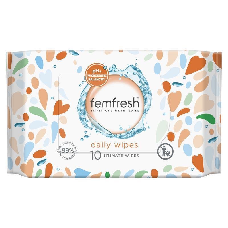 Femfresh 女性私处护理湿巾 便携装 10片