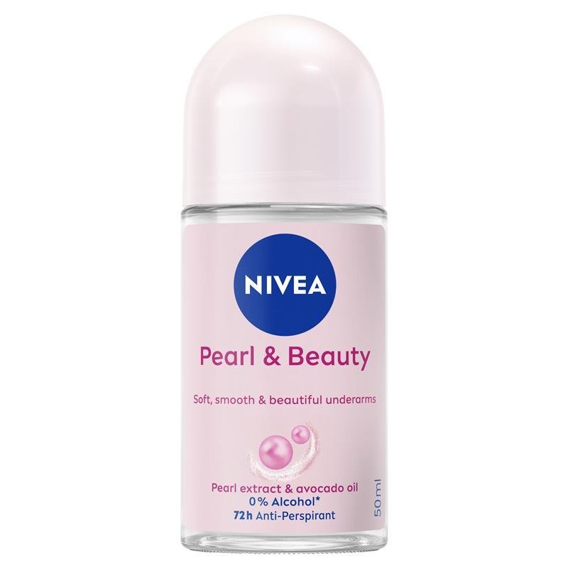 NIVEA 妮维雅 珍珠亮肤走珠止汗露 72小时防护 50ml