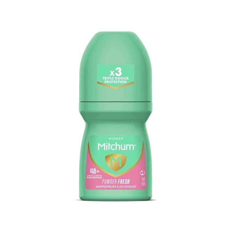 Mitchum 女士走珠止汗露 清爽爽粉香 50ml
