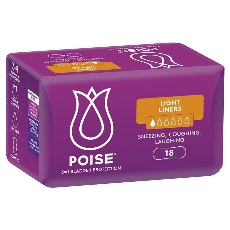 Poise 失禁护垫 轻量型 18片