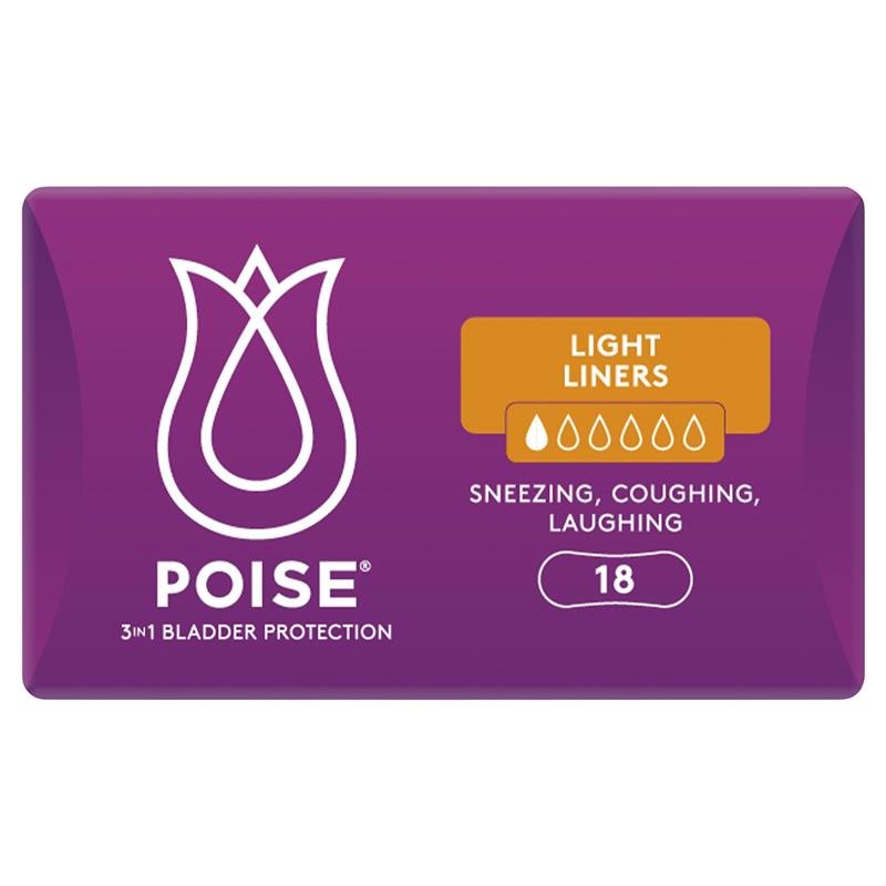 Poise 失禁护垫 轻量型 18片