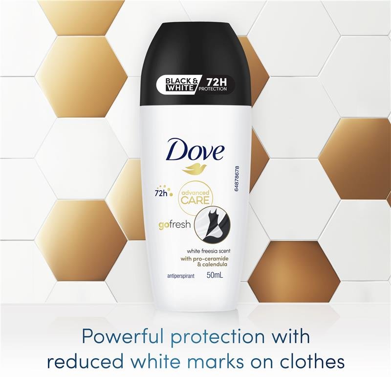Dove 多芬 女士72小时走珠止汗露 净享黑白 50ml