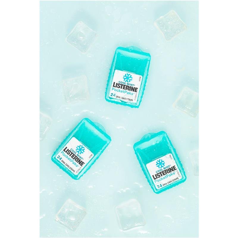 Listerine 李施德林 口气清新膜 冰凉薄荷 超值装 72片