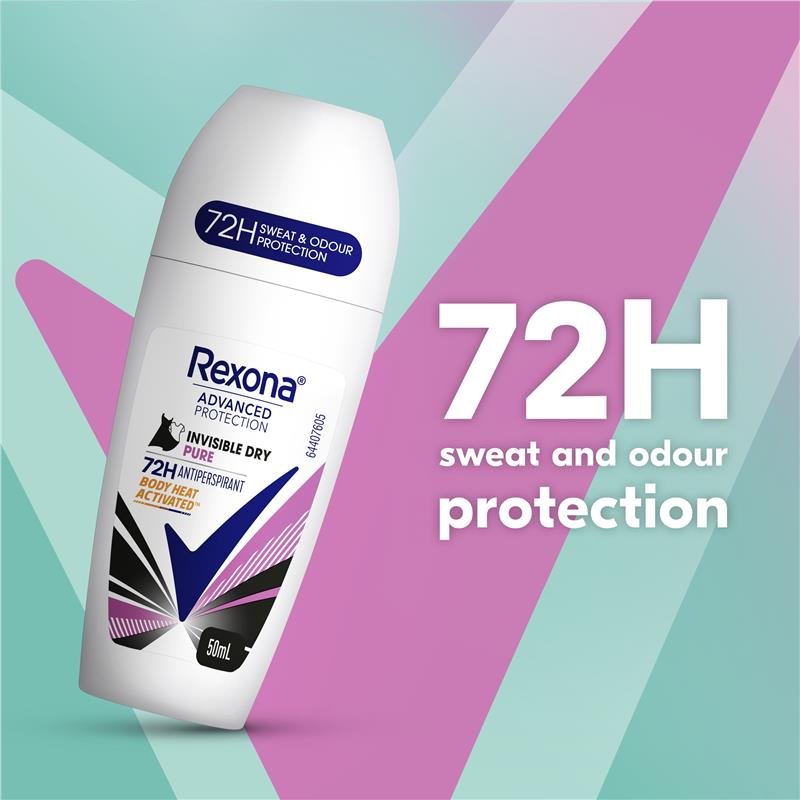 Rexona 舒耐 女士走珠止汗露 隐形干爽 净味 50ml