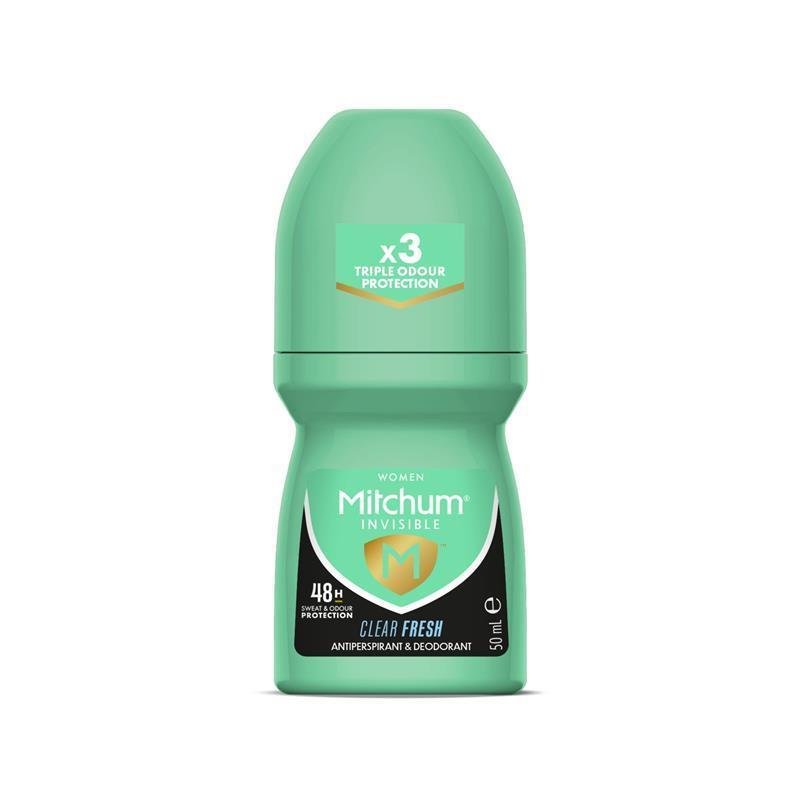 Mitchum 女士走珠止汗露 隐形清透清新型 50ml