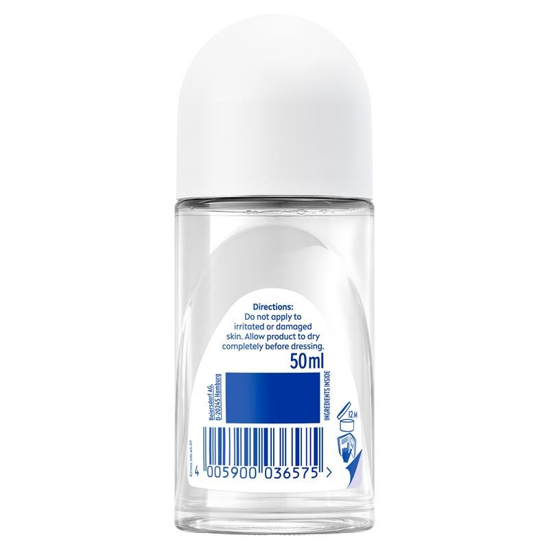 NIVEA 妮维雅 黑白隐形走珠止汗露 72小时 50ml