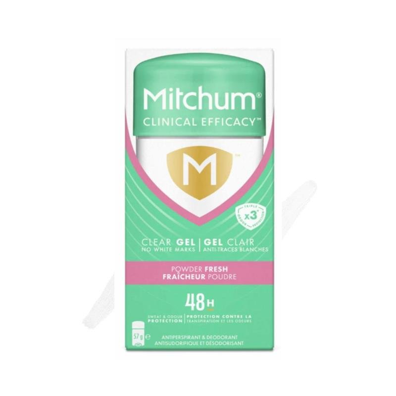 Mitchum 女士强效止汗凝胶 粉末清新型 57g