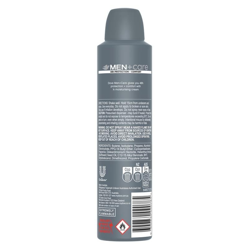 Dove 多芬 男士止汗喷雾 经典型 250ml