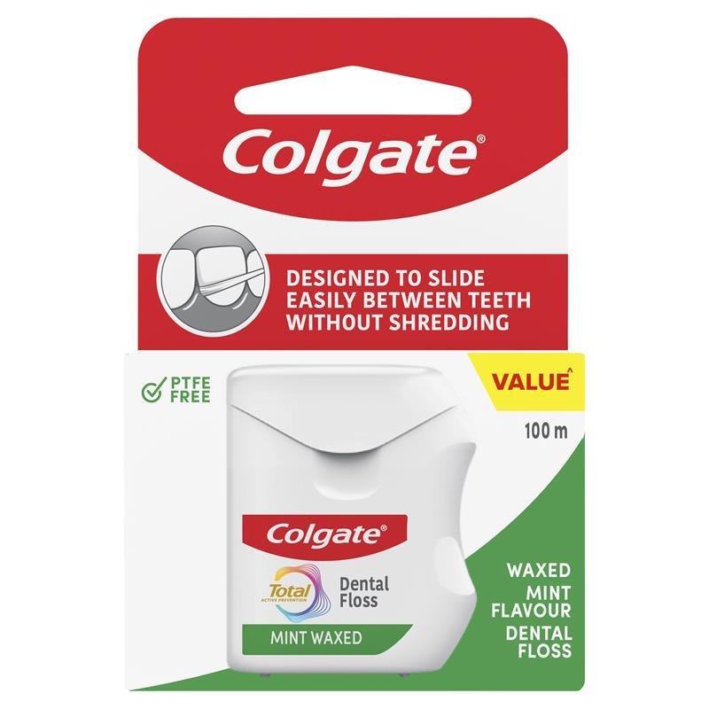 Colgate 高露洁 全效薄荷含蜡牙线 100m