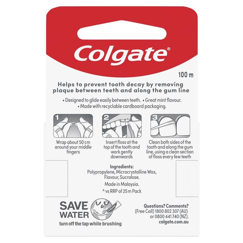 Colgate 高露洁 全效薄荷含蜡牙线 100m