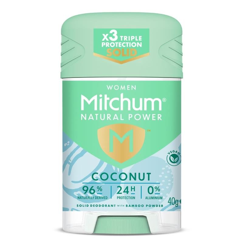 Mitchum 女士天然止汗膏 椰香 40g